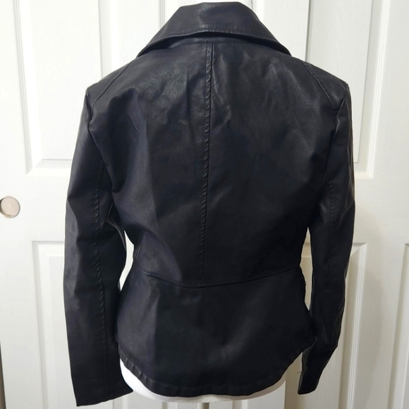 VEGAN LEATHER MOTOJACKET NWT           Size S   NORDSTROM RACK - Picture 2 of 12